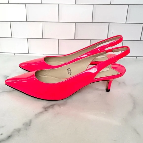 NWOT Hot Spicy Coral Boden Patent Heels Size 8 - Picture 6 of 9